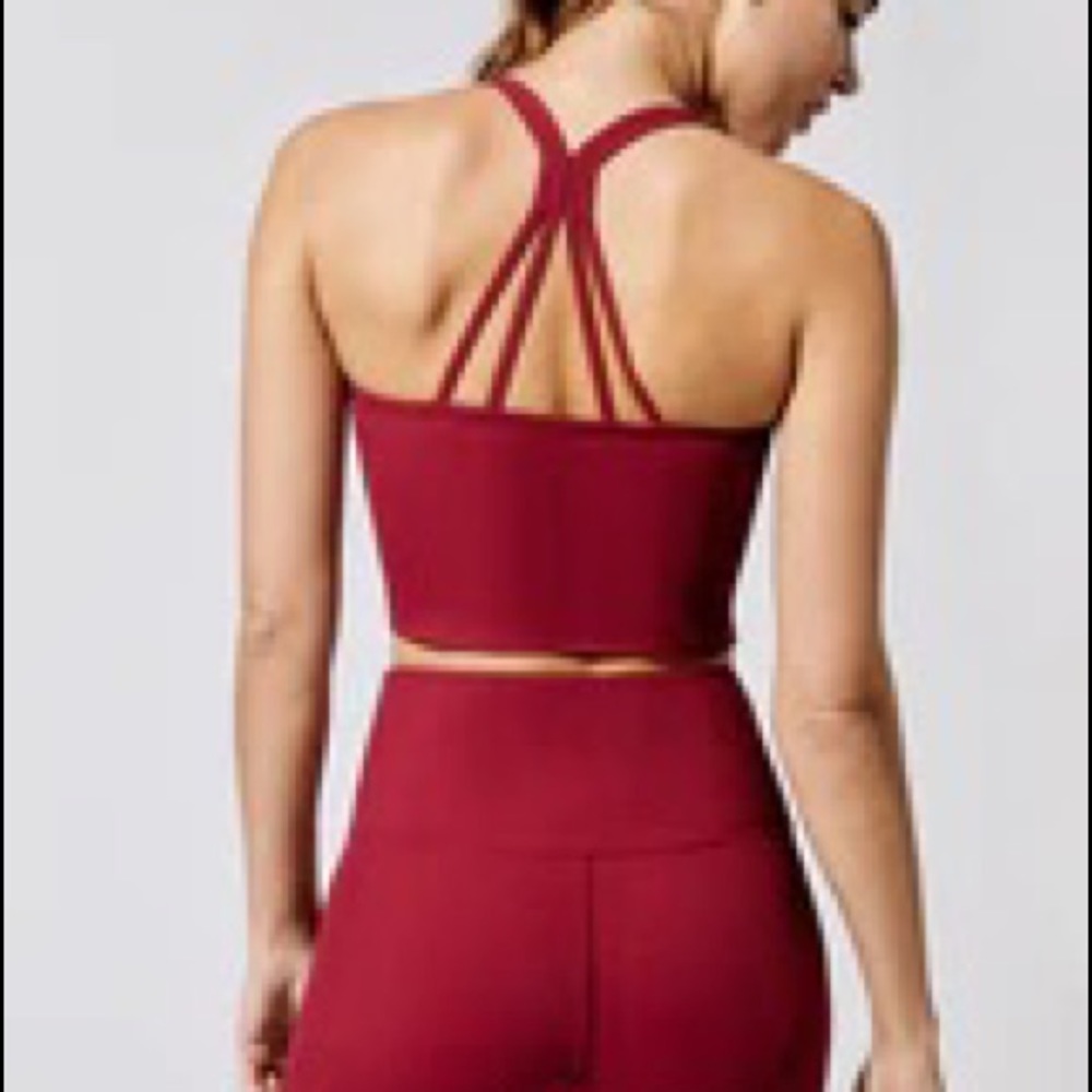 Carbon 38 cropped ribbed tank